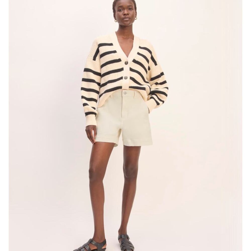 NWOT Everlane The Utility Short In Bone Size 16 - Picture 1 of 8